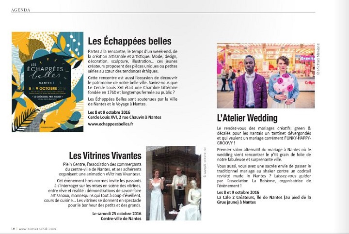 numero chik echappees belles nantes salon createurs mode deco
