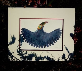 illustration aigle ophelie trichereau