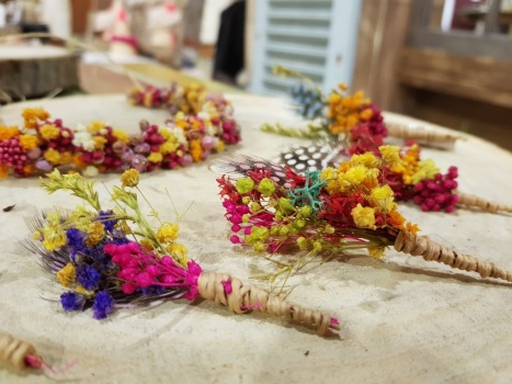 Les fleurs de la bohème fleurs stabilisées séchées salon créateurs Nantes Échappées Belles