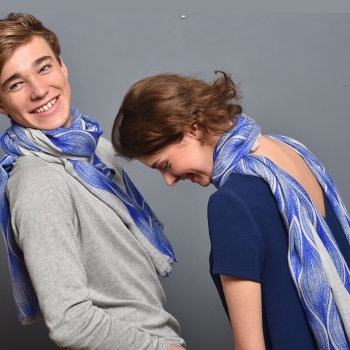 Natalia Franquet linge de maison écharpe coussin salon créateurs Nantes les Échappées Belles