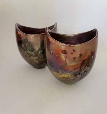 G.FERRAGLIO vaisselle décoration ceramique cuisson Raku salon créateurs Nantes Échappées Belles