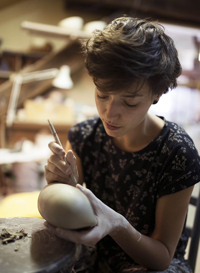 Marion Conand Céramique décoration vaisselles Les Echappées Belles Made in Bretagne Fabrication française