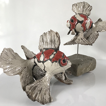 Rakuzu céramique RAKU décoration les échappées belles création française