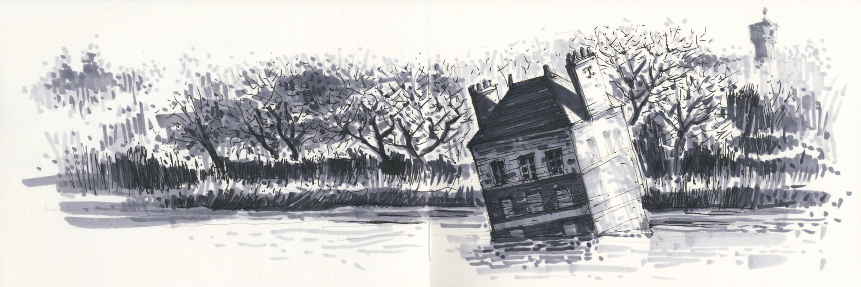Joss Proof Urbansketcher croquis urbain marche ete echappees belles
