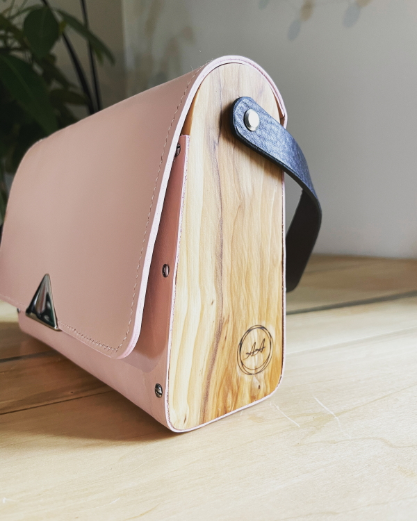 atelier audrey maroquinerie sac cuir bois echappees belles