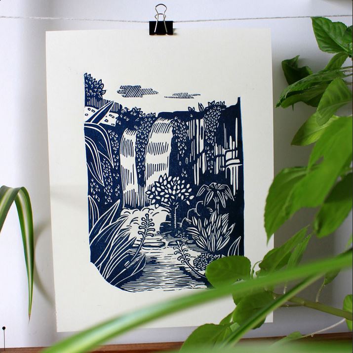 atelier moeli linogravure tapisserie made in france echappees belles salon createurs