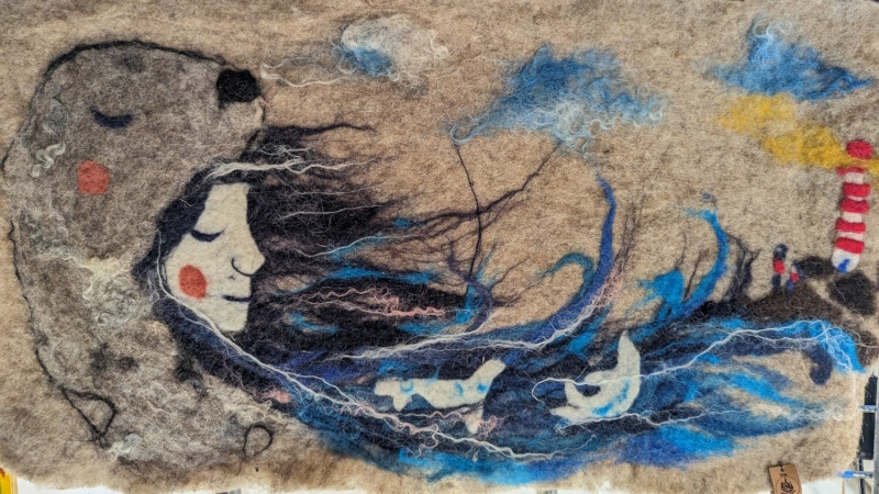 feufollaine laine feutree histoire contes illustration echappees belles salon artisanat nantes