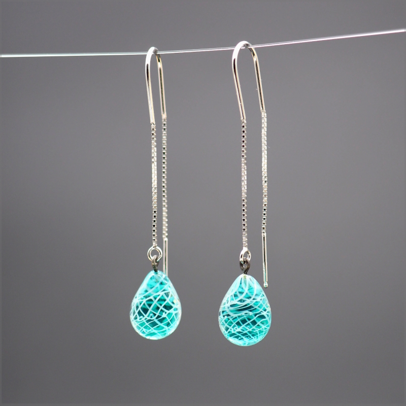 bijoux en perles de verre créations unique salon créateurs Nantes les Échappées Belles