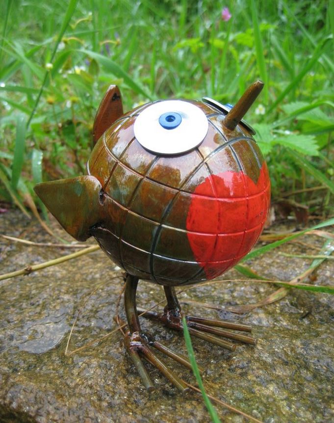 titi sculpture metal bestiaire echappees belles salon nantes