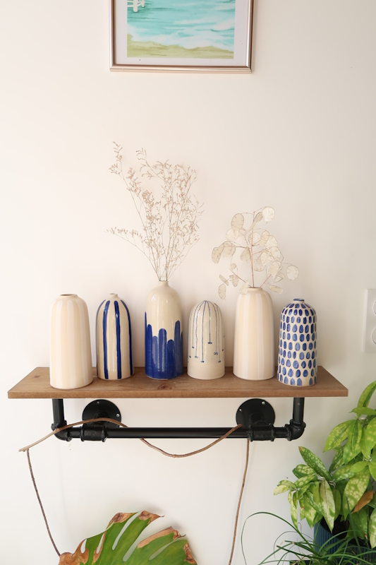 rose cobalt ceramique echappees belles artisanat